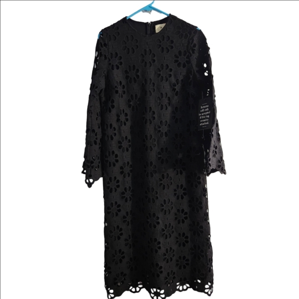 NWT Tuckernuck Noir Eyelet Hutton Dress - Picture 5 of 10